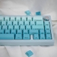 Gradient Cyan Top / Side Legends 104+21 Full PBT Dye Sublimation Keycaps Set for Cherry MX Mechanical Gaming Keyboard